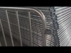 1x2M Ограждения для контроля толпы из оцинкованной стали Европейский стандарт