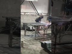 Цинковая стальная ограждение 2M * 1.5M ограждение для антикоррозионной обработки черный простой стиль