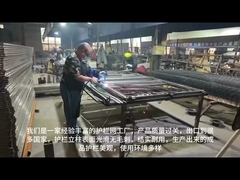 ПВХ покрытый сварный периметр металлический стальной забор для изоляции мастерской