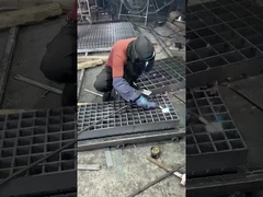 5 мм горячепотопленная оцинкованная стальная решетка сварная дренажная стальная решетка