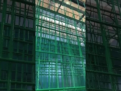 Треугольный сад изогнутый 3D забор сварная проволока ПВХ покрытый сад забор