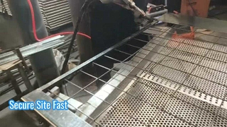 Защитите свой участок с помощью быстрого оцинкованного временного забора