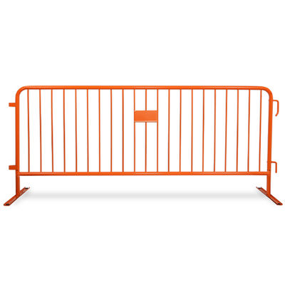 High Security Hot-dipped Galvanized Metal Crowd Control Barrier with 5000N Vertical Load and 1.1*2.2m Panel Size