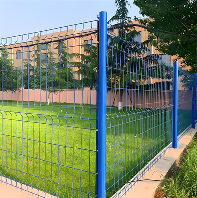 Power Coated Welded V Mesh Triangle Bend Security Fence