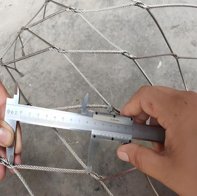2.0MM Гибкая сетка для кабелей из нержавеющей стали Устойчивость Гибкость Увязанный тип