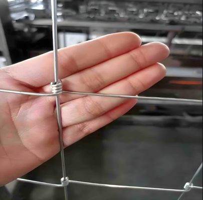 Прочная сетка для ограждения скота из оцинкованного металла с фиксированными узлами, 1,5 м * 100 м, для контроля животных