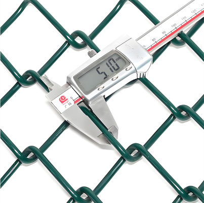 Galvanized Steel PVC Coated Chain Link Fence with 6FT Width for Outdoor Security and Safety Fencing