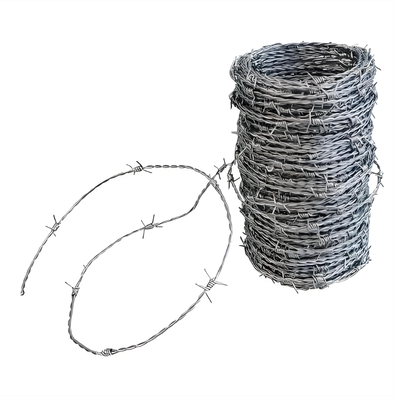 BTO-22 Galvanized Razor Barbed Wire with 14 Gauge High Tensile Strength and 450mm Coil Diameter for Security Fencing